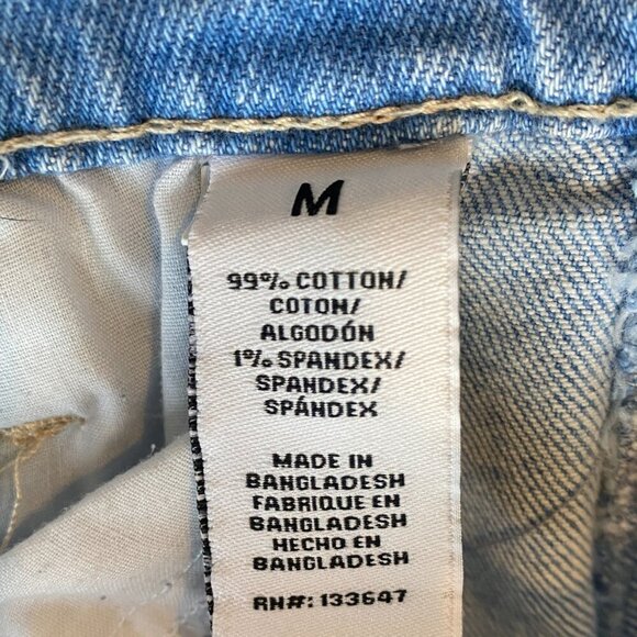 Celebrity Pink Destroyed Distressed Ripped Denim Overalls Sz M Blue #344B - Picture 8 of 9